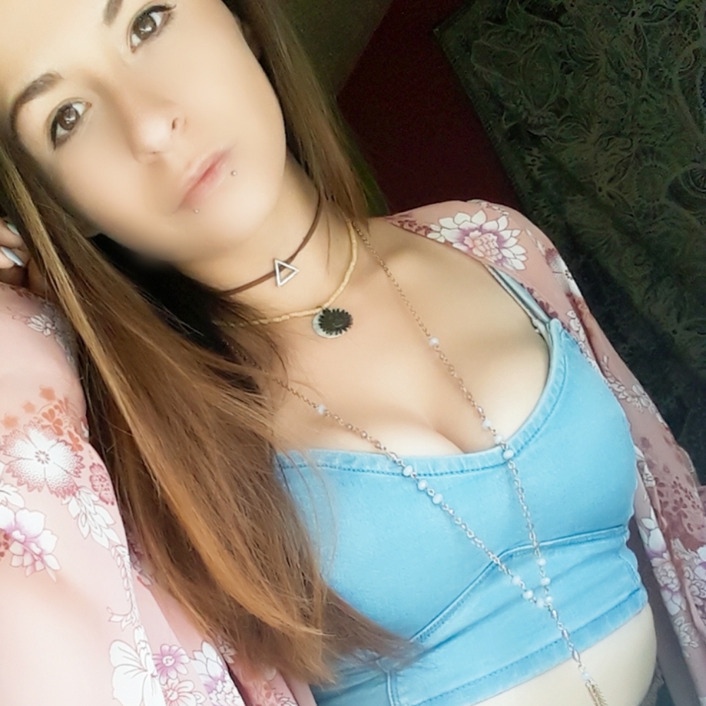Denim bralette
